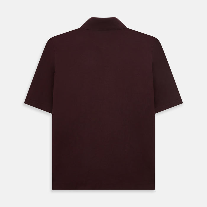 Burgundy Polo Shirt Image 2