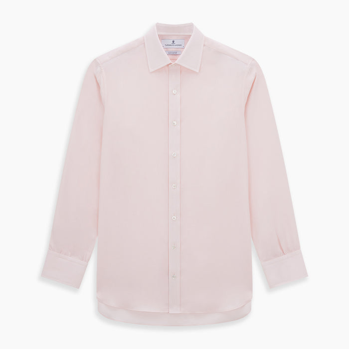 Pale Pink Cotton Cashmere Mayfair Shirt Image 6