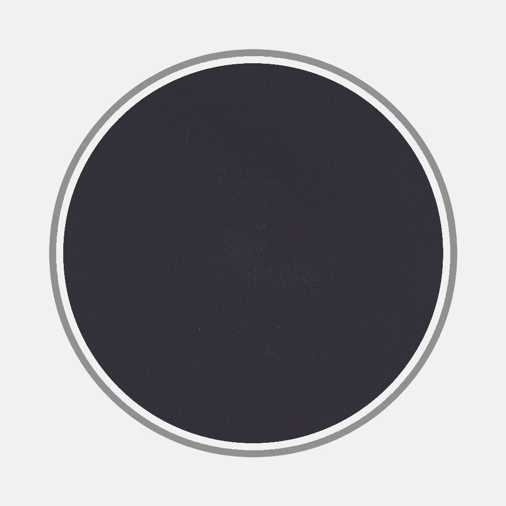 Bespoke Fabric 1368 05 by Turnbull & Asser features a solid black circle with a white border and gray ring on a light gray background—ideal for minimalist logos, custom shirts, or monogram styles.