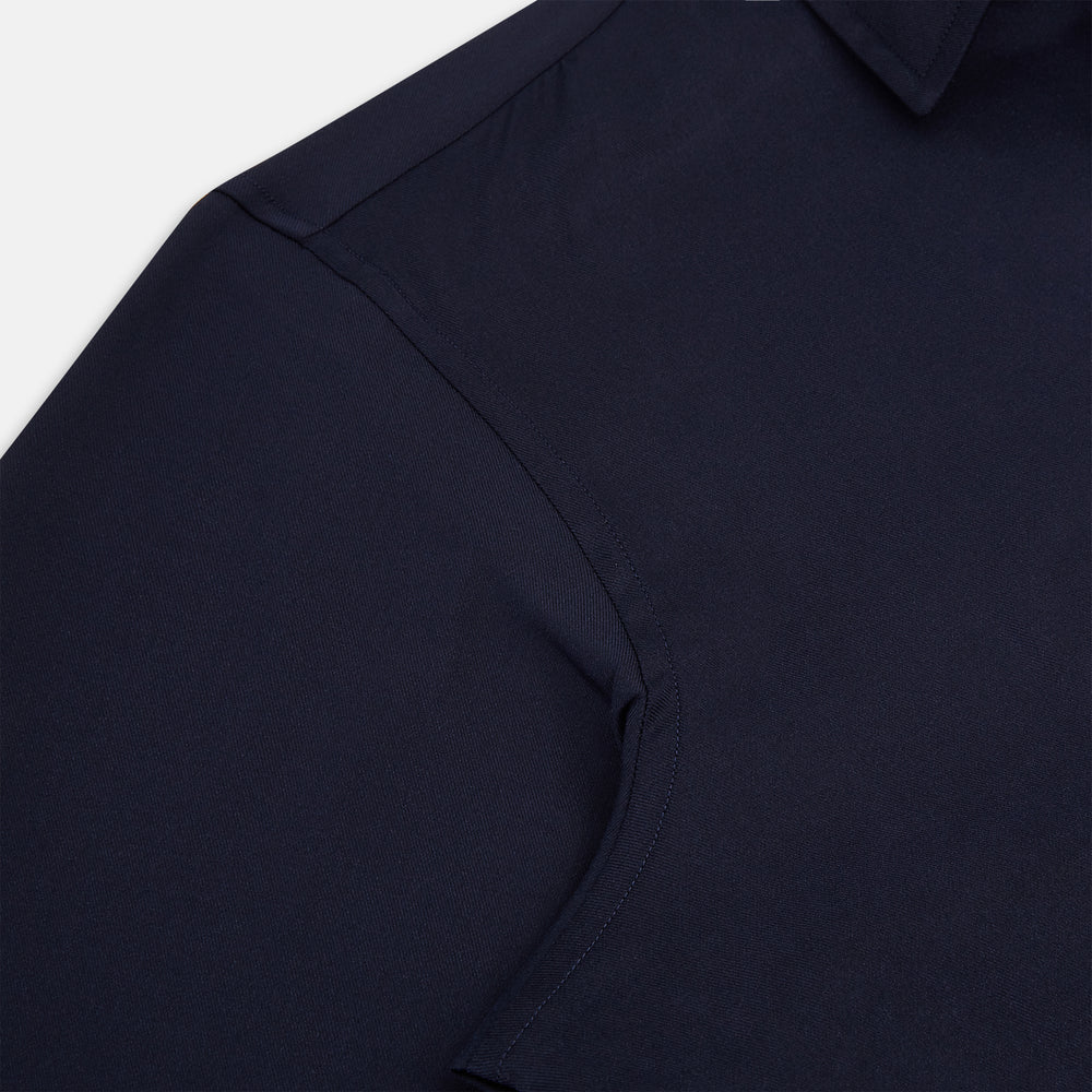 Navy Twill Windsor Shirt