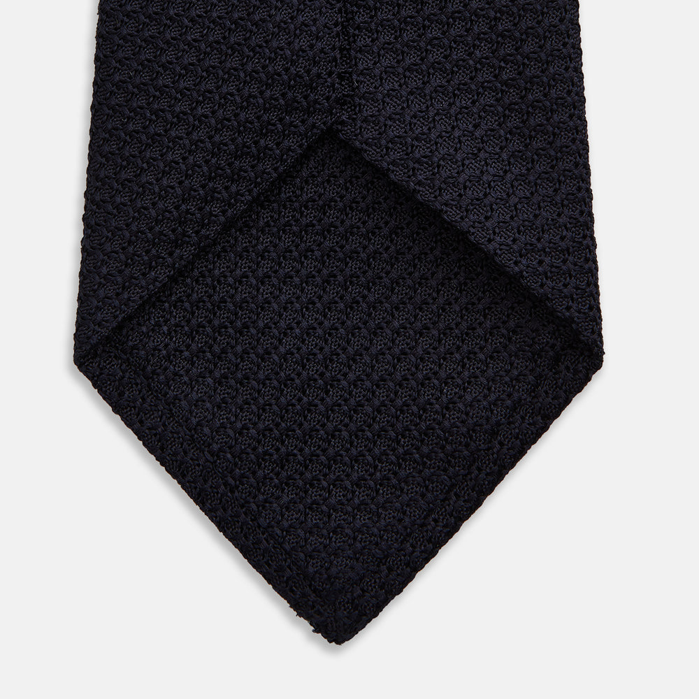 Midnight Blue Knitted Tie