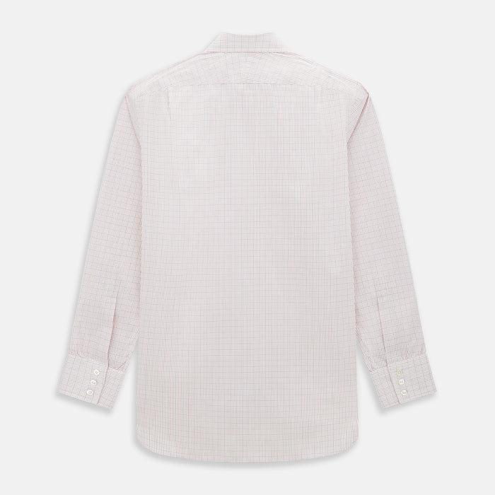 Red Micro Graph Check Mayfair Shirt Image 2