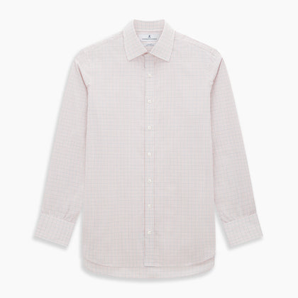 Red Micro Graph Check Mayfair Shirt Image 5