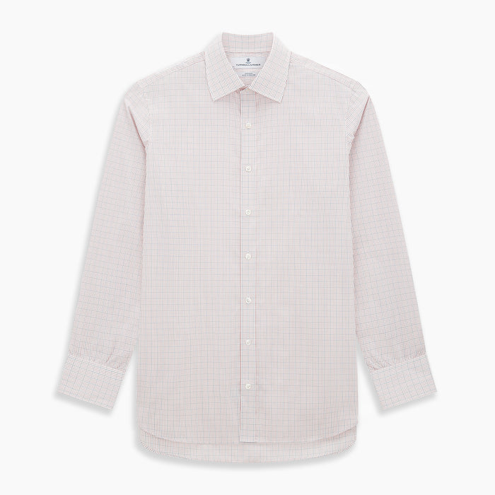 Red Micro Graph Check Mayfair Shirt Image 5