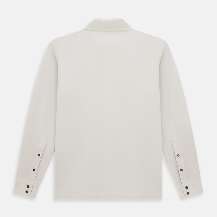 Pale Pink Rugby Polo Shirt Image 2