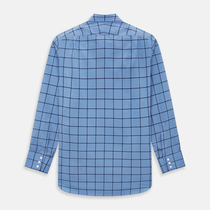 Colony Blue Grid Check Mayfair Shirt Image 2