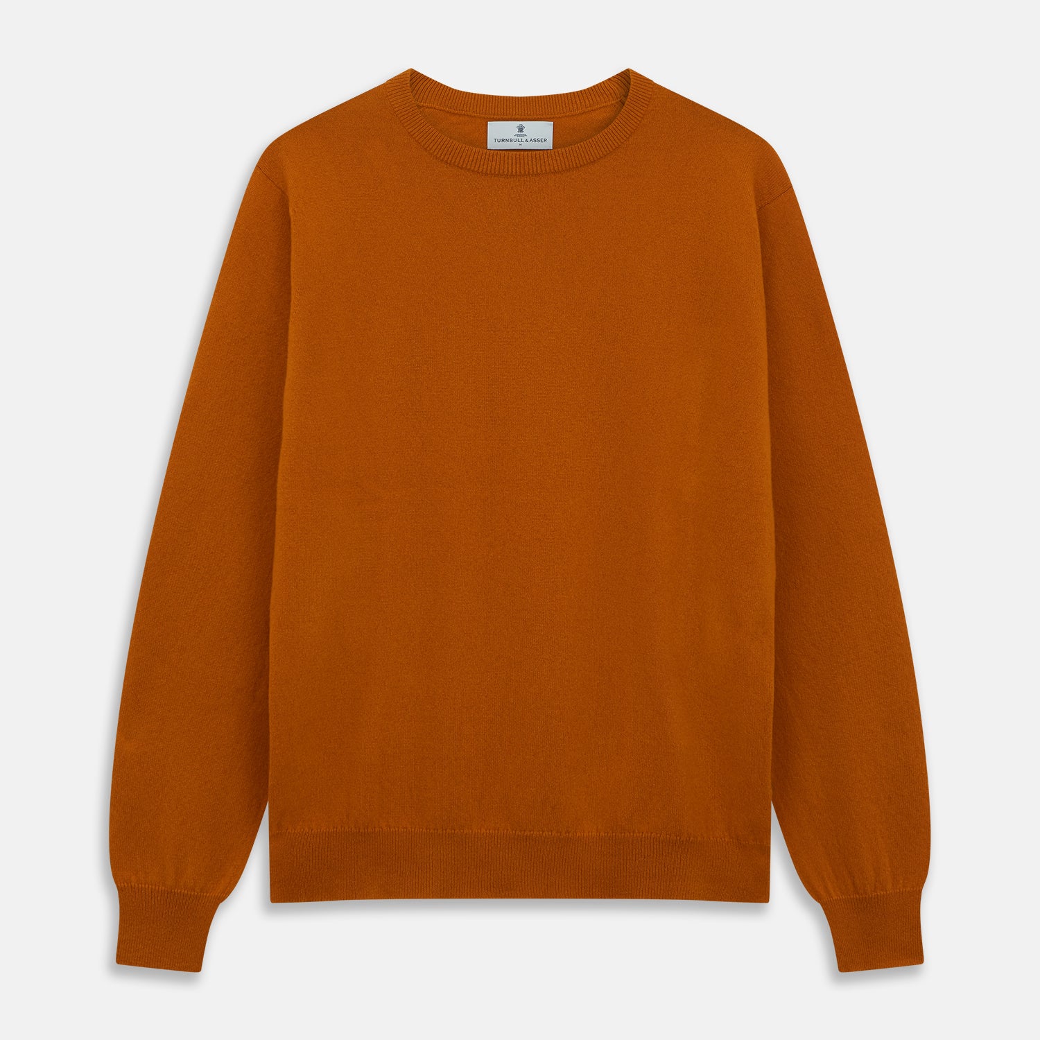 Rust Glenn Crew Neck Jumper – Turnbull & Asser UK