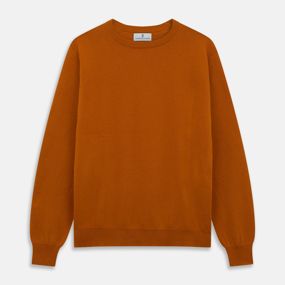 Rust Glenn Crew Neck Jumper