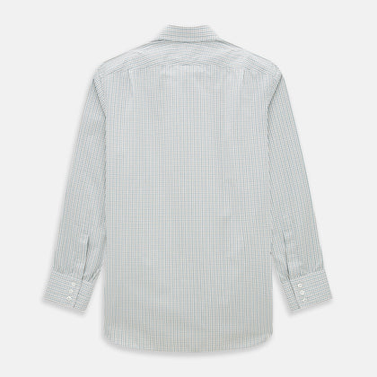 Green and Brown Multi Check Mayfair Shirt Image 2