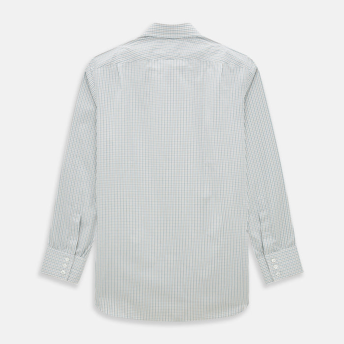 Green and Brown Multi Check Mayfair Shirt Image 2