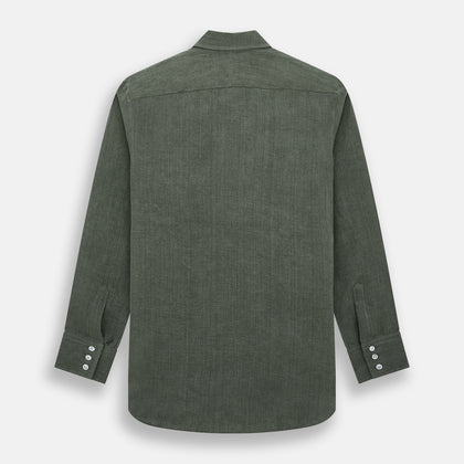 Sage Linen Westminster Shirt Image 2