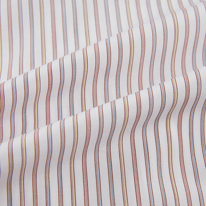 Red with Multicoloured Music Stripe Mayfair Shirt Image 5