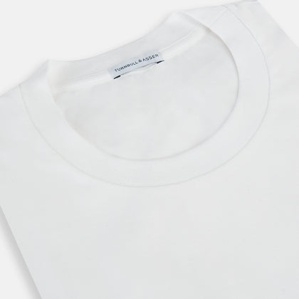 White Short-sleeve Pyjama T-Shirt