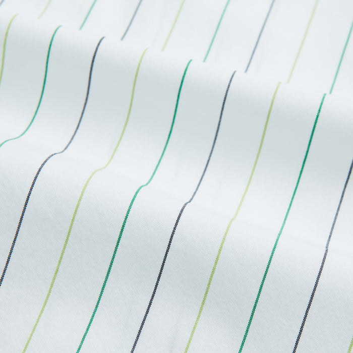 Green Wide Pinstripe Mayfair Shirt Image 5