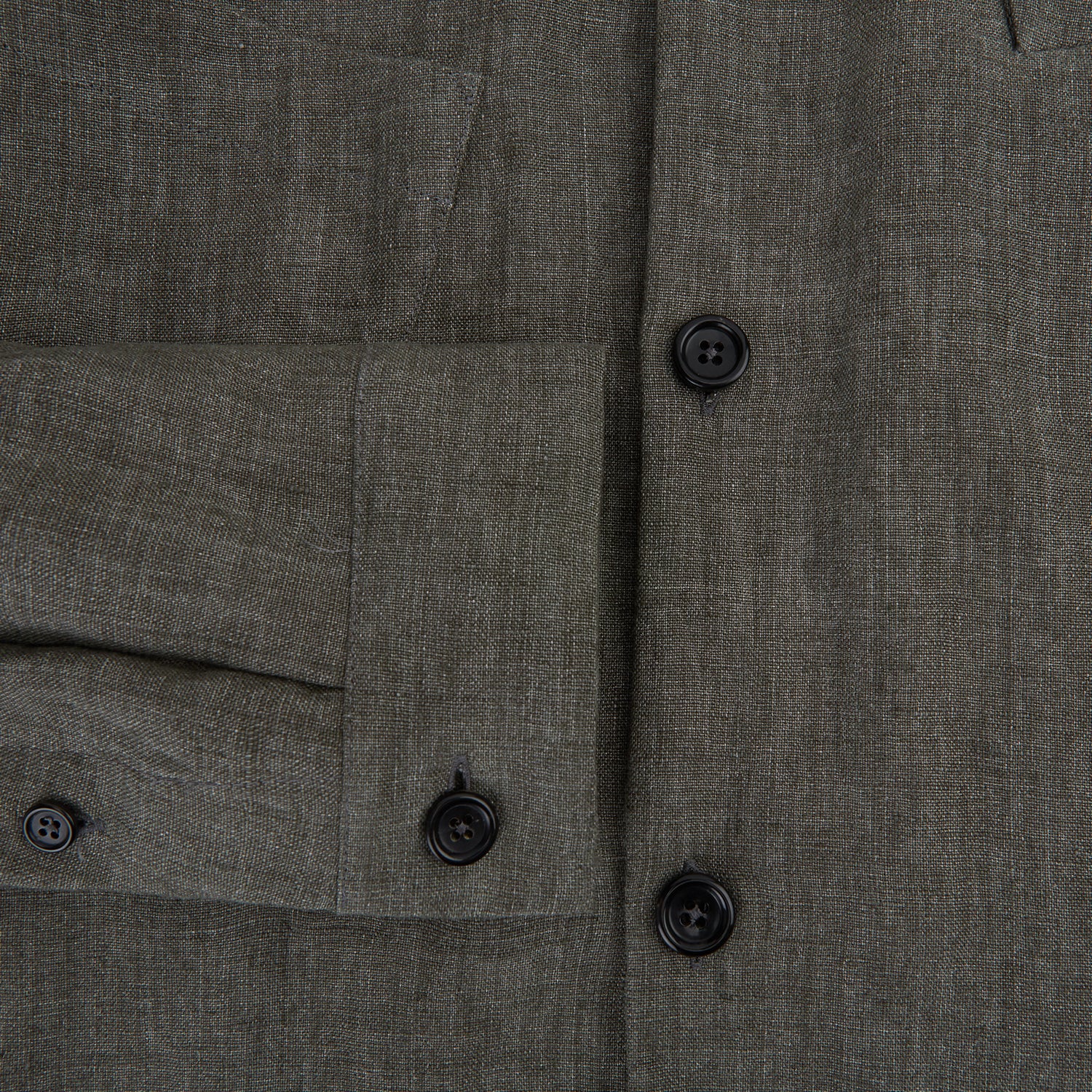 Image 4 of product Olive Linen Holland Shacket