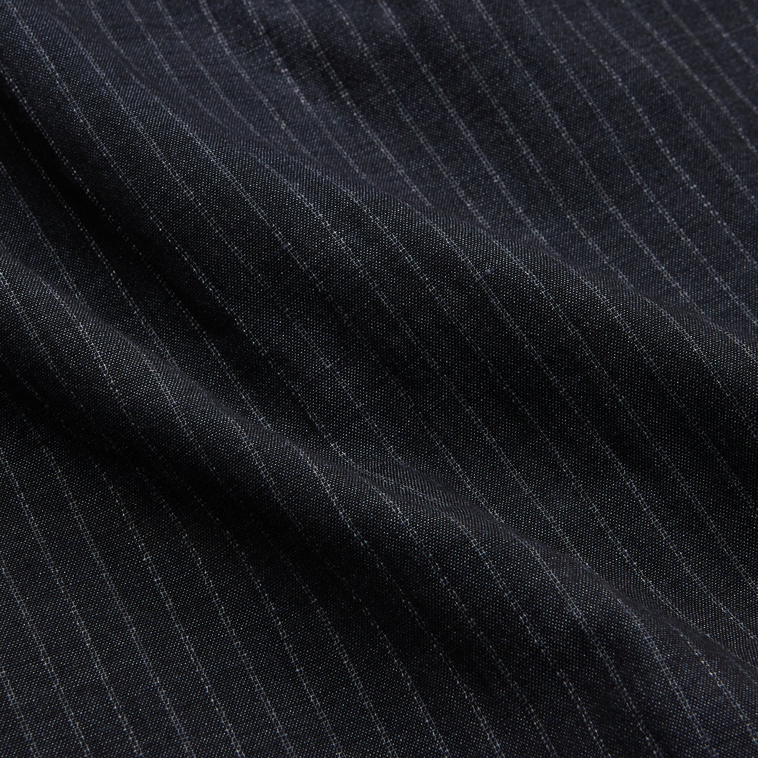 Image 8 of product Navy Tailored Pinstriped Shirt Jacket
