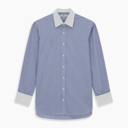 The Gekko Shirt with White Classic T&amp;A Collar and Double Cuffs Image 5