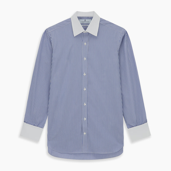 The Gekko Shirt with White Classic T&amp;A Collar and Double Cuffs Image 5