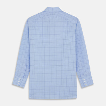 Blue Prince of Wales Check Mayfair Shirt Image 2