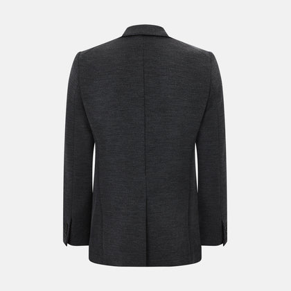 Graphite Knitted Oxford Blazer Image 2