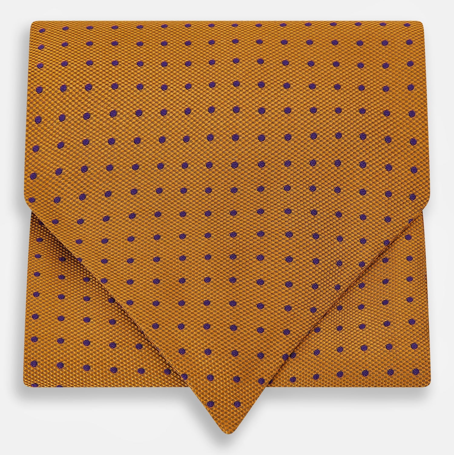 Navy and Orange Micro Dot Silk Cravat – Turnbull & Asser UK