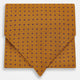 Navy and Orange Micro Dot Silk Cravat