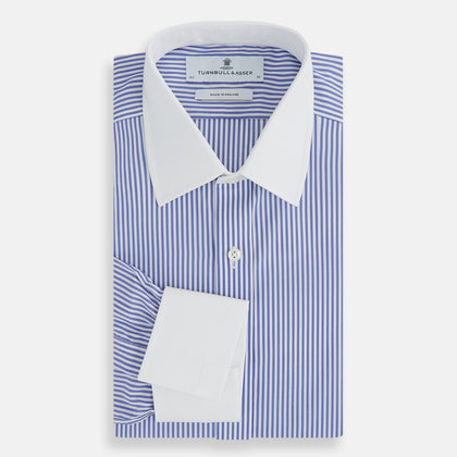 The Gekko Shirt with White Classic T&amp;A Collar and Double Cuffs Image 4