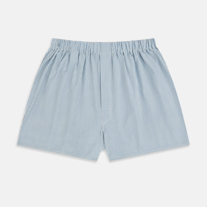 Blue Bengal Stripe Godfrey Boxer Shorts