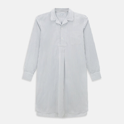 Brown Multi Stripe Quarzo Nightshirt