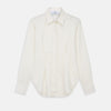 Cream Silk Tailored Bianca Shirt