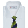 View 6 of product The Turnbull & Asser White Herringbone Superfine Cotton Shirt with T&A collar and 3-button cuffs is perfect for pairing with statement ties or elevating minimalist looks.
