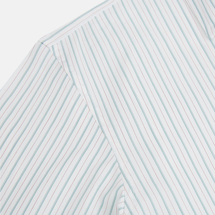 Turquoise and Red Multi Check Westminster Shirt Image 5