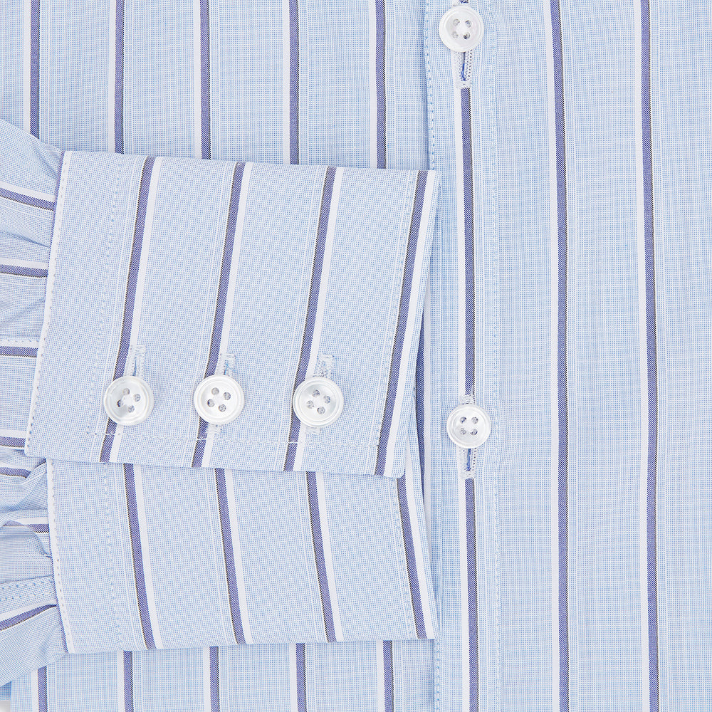 Blue and Navy Multi-Stripe Westminster Shirt