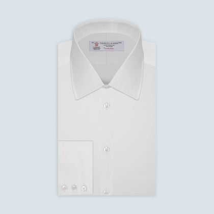 White Mini Square Cotton Fabric