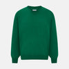 Hunter Green Fine Merino V-Neck Jumper