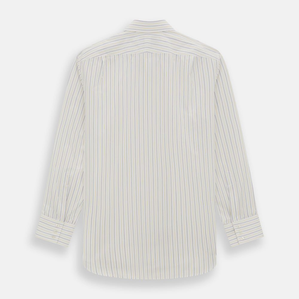 Yellow Double Pinstripe Mayfair Shirt