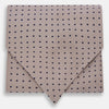 Navy and Lilac Micro Dot Silk Cravat