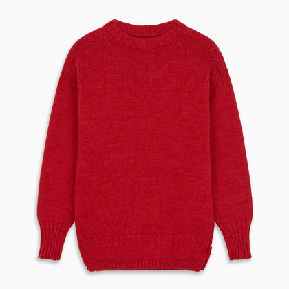 Red Lewis Guernsey Knitted Jumper Image 6