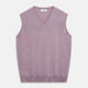 Lilac Heather Ifor Cashmere Slipover