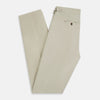 Taupe Cotton Blend Henry Trousers