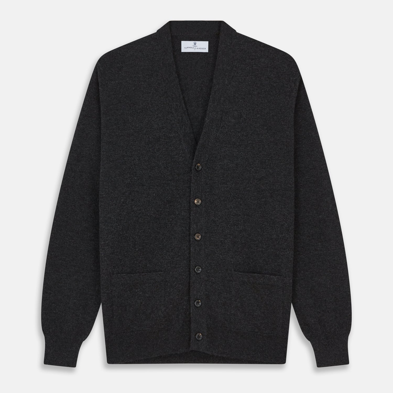 Image 1 of product Charcoal Lachlan Cashmere Cardigan