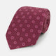 Burgundy Medallion Silk Tie