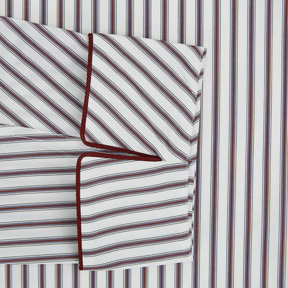 Burgundy Multi Stripe Winston Gown Image 3