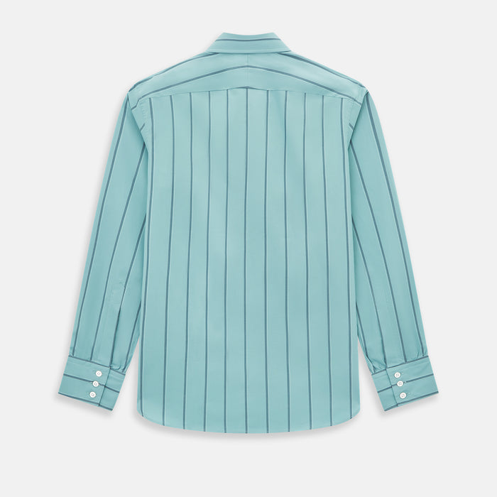 Sage Track Stripe Westminster Shirt Image 2