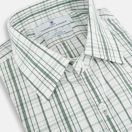 Sage Green Plaid Check Westminster Shirt