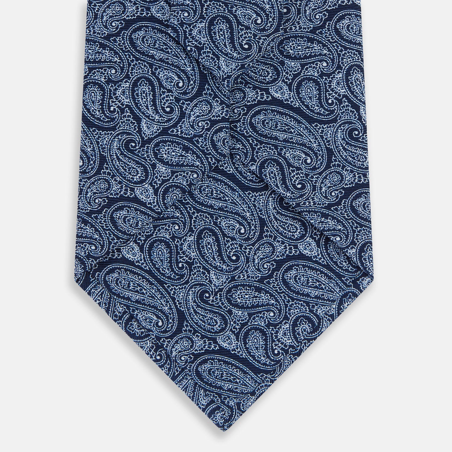 Image 3 of product Dark Navy Paisley Silk Tie