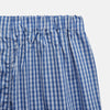 View 2 of product The Navy Check Cotton Hastings Pyjama Trousers from Turnbull & Asser feature an elasticated drawstring waist for comfort.