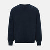 Midnight Blue Cashmere Round Neck Jumper