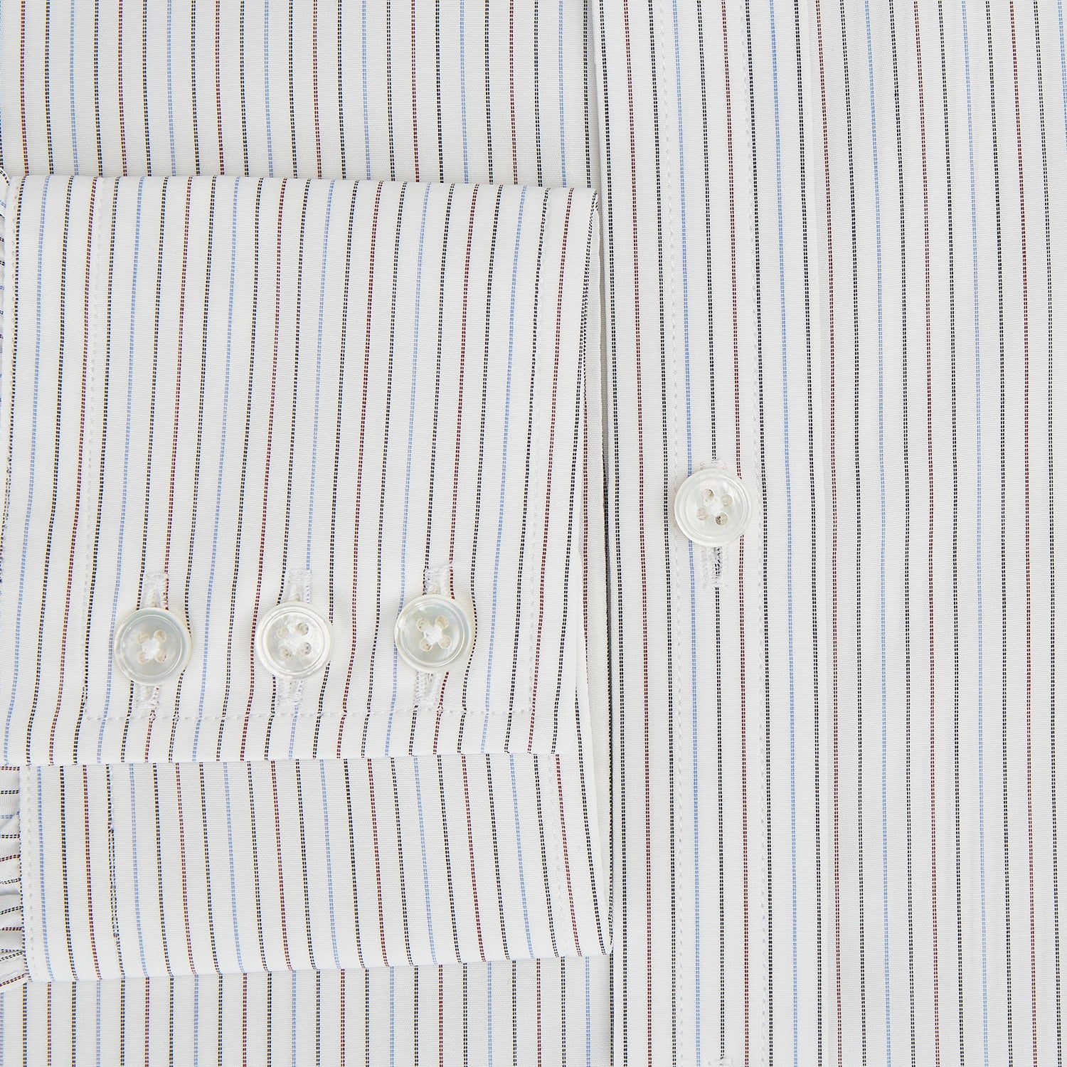 Image 4 of product Red and Blue Double Pinstripe Mayfair Shirt