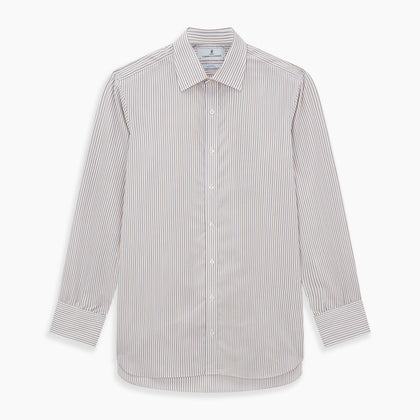 Red with Multicoloured Music Stripe Mayfair Shirt Image 6